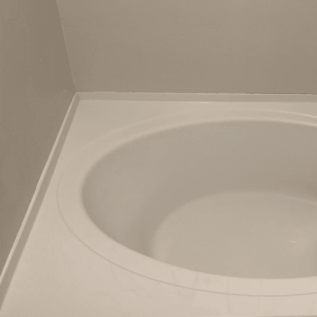 Removing old caulking from bathroom edges