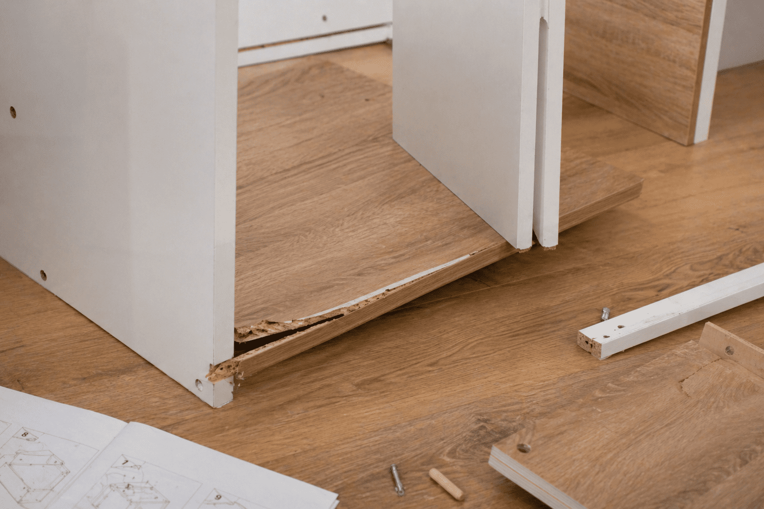 furniture assembly Mississauga damaged parts DIY mistake