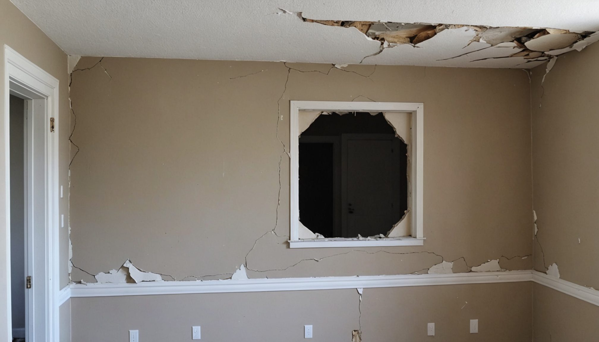 Home damage needing professional handyman service Toronto