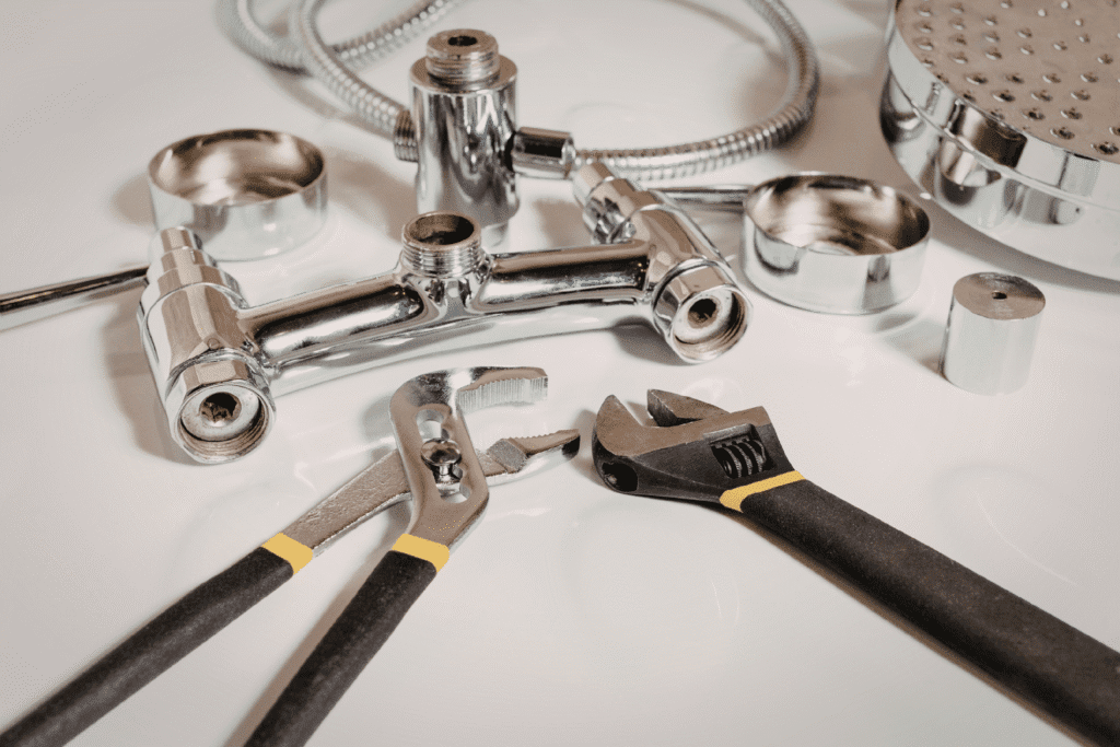 faucet repair Toronto tools and plumbing work