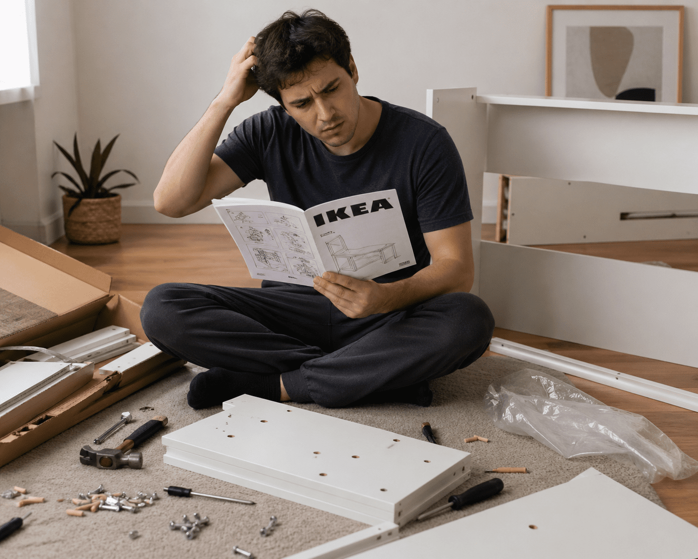 furniture assembly Toronto confusing IKEA instructions