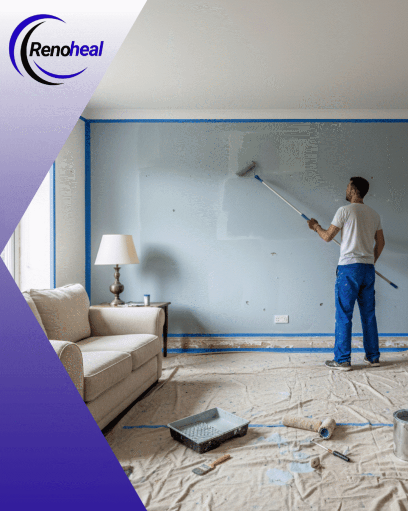 interior painting Brampton wall painting finishing coating residential service