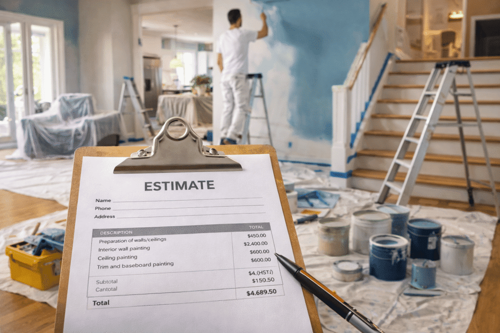 painting services Toronto cost estimate and tools