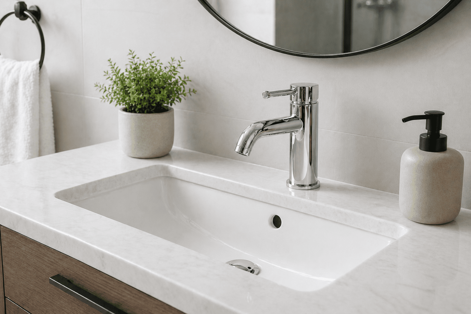 professional faucet repair Toronto clean fixed sink result