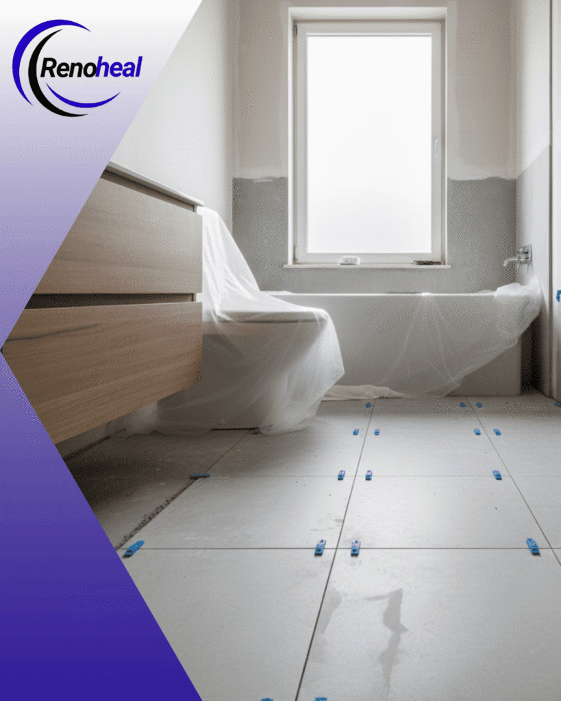 tile installation Aurora floor wall tiling alignment grout finishing service