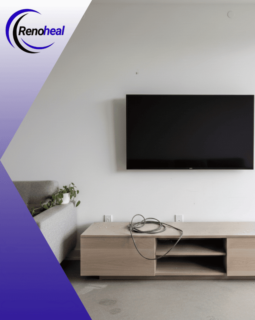 tv mounting Mississauga wall installation bracket setup cable management service