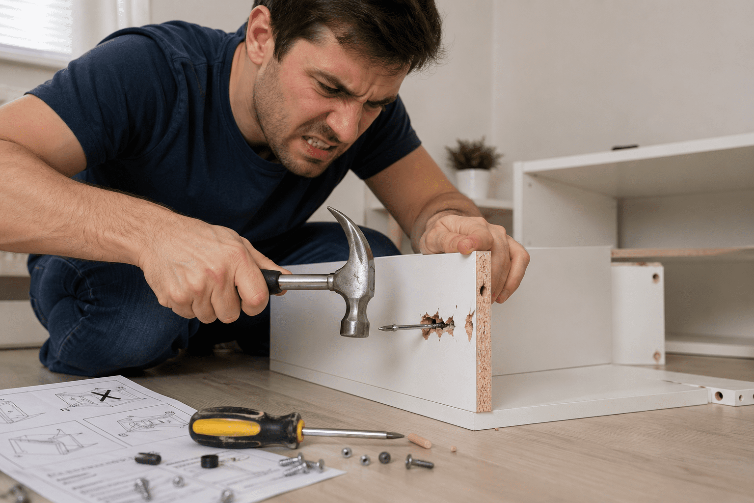 furniture assembly Toronto wrong tools causing damage