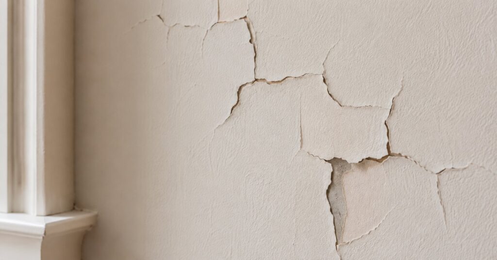multiple unfinished home repairs around house