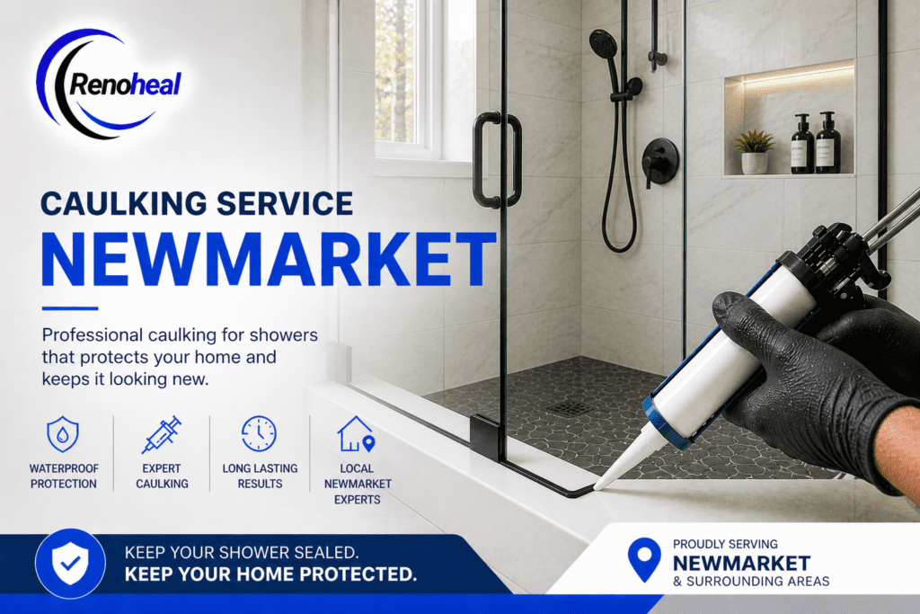 Best local Newmarket shower caulking service