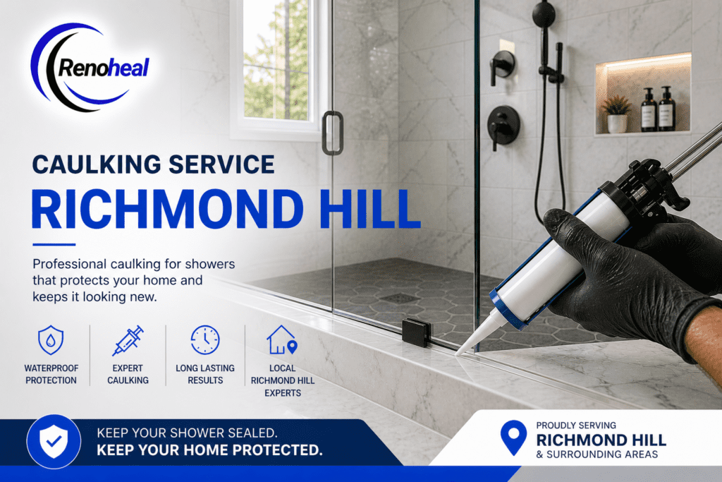 Best local Richmond Hill shower caulking service