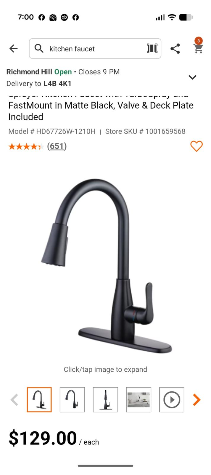 kitchen faucet repair Etobicoke — RenoHeal project photo 2