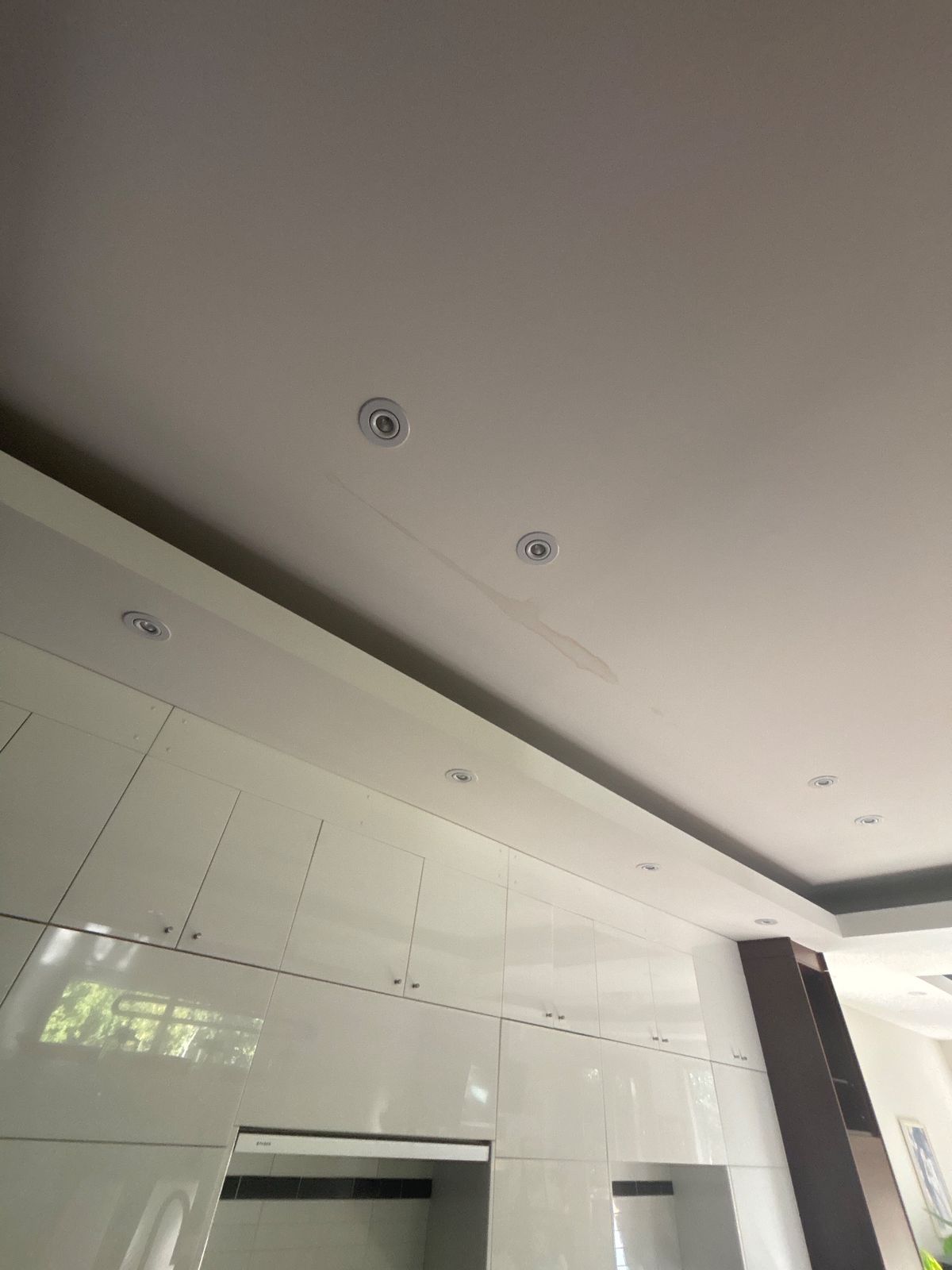 Patched and repainted ceiling in a Thornhill home
